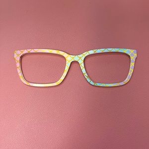 Pair Eyewear Topper/Top Frame for Larkin - Rainbow Mermaid